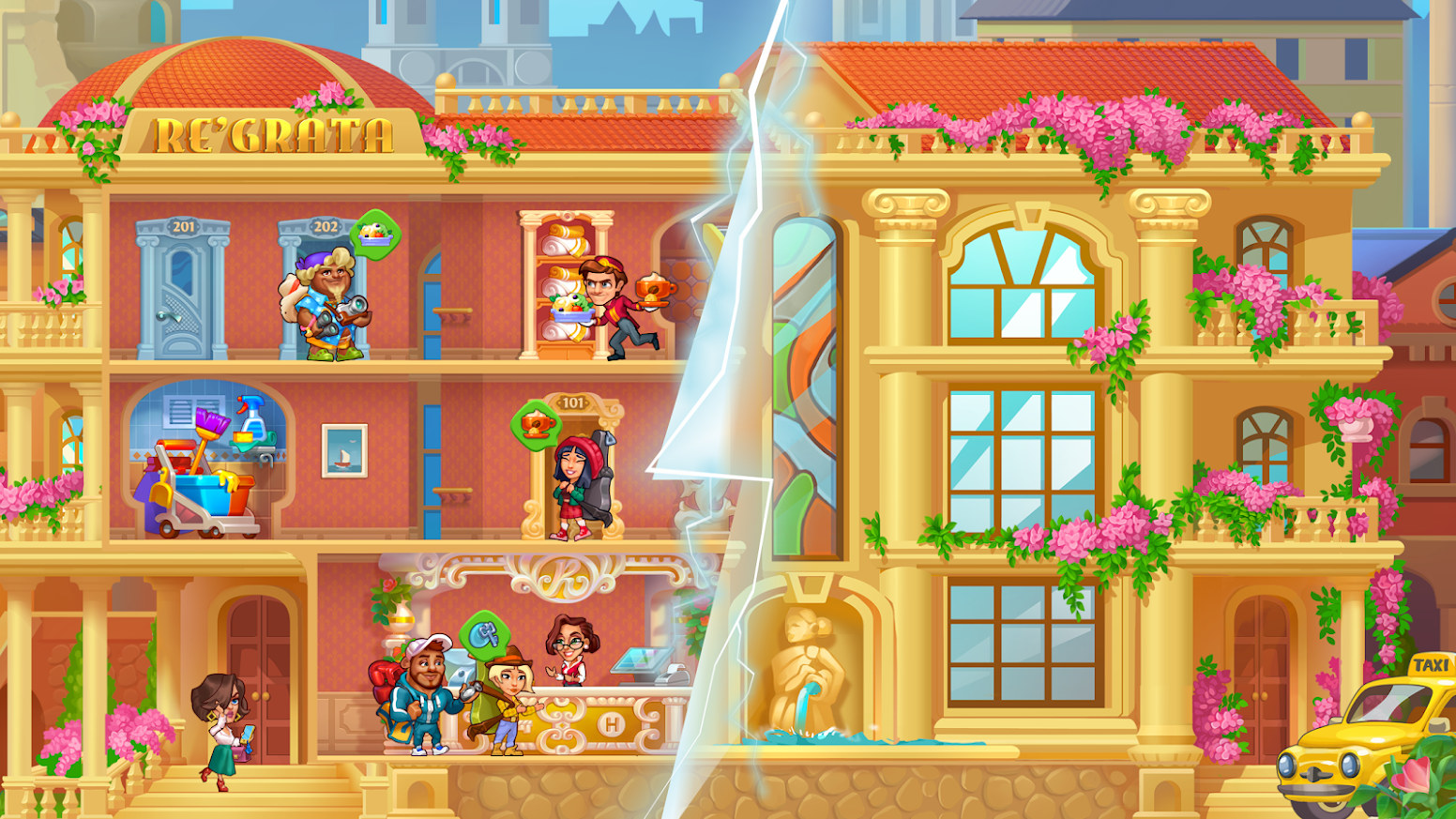 Скачать Grand Hotel Mania: Отель-игра 4.6.4.8 [мод: высокая награда] на  Android | ProDroid.Org