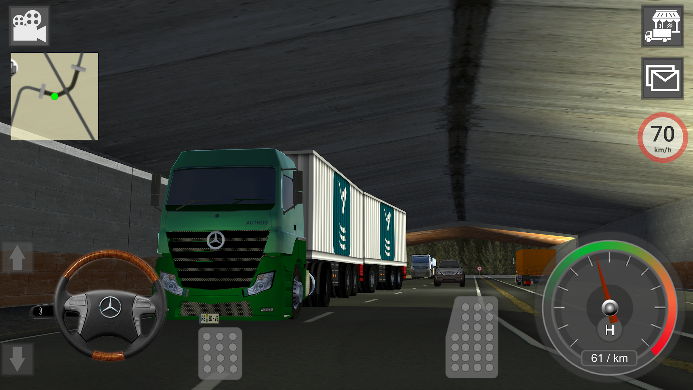 Mercedes Benz Truck Simulator v.6.32 Apk Mod Dinheiro Infinito - W