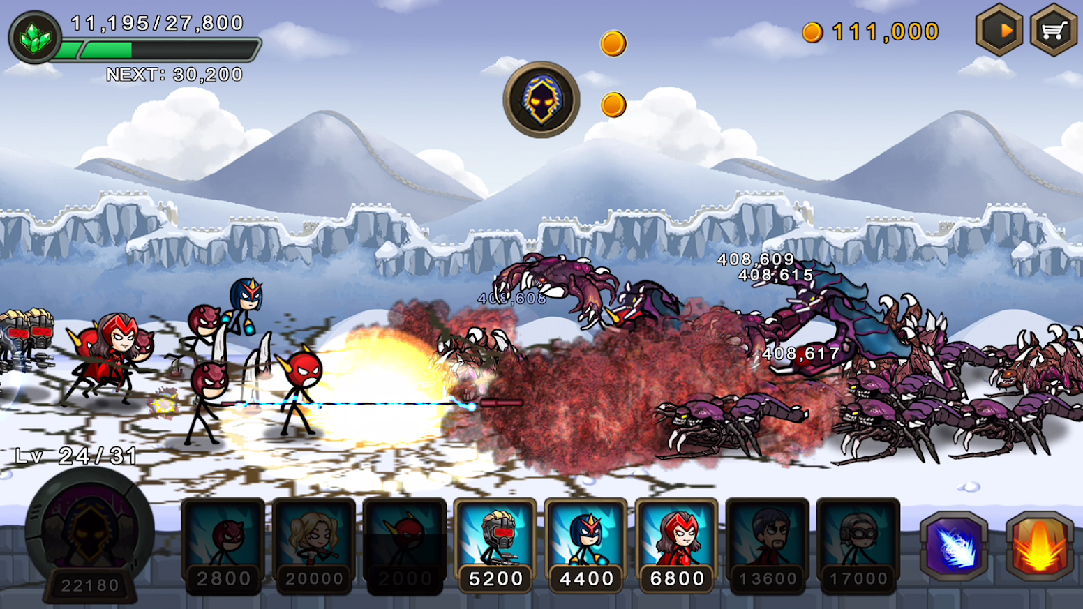 Скачать HERO WARS SuperStickmanDefense 1.1.0 b1144 [мод: бесплатные  покупки] на Android | ProDroid.Org