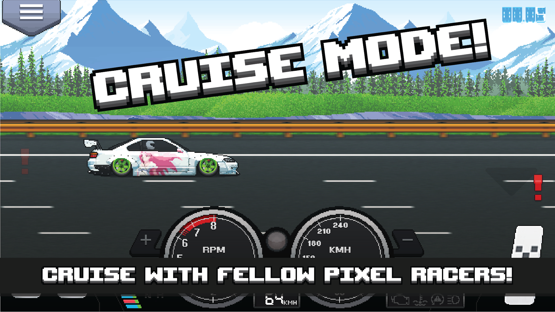 Скачать Pixel Car Racer 1.2.3 [мод: много денег] на Android | ProDroid.Org