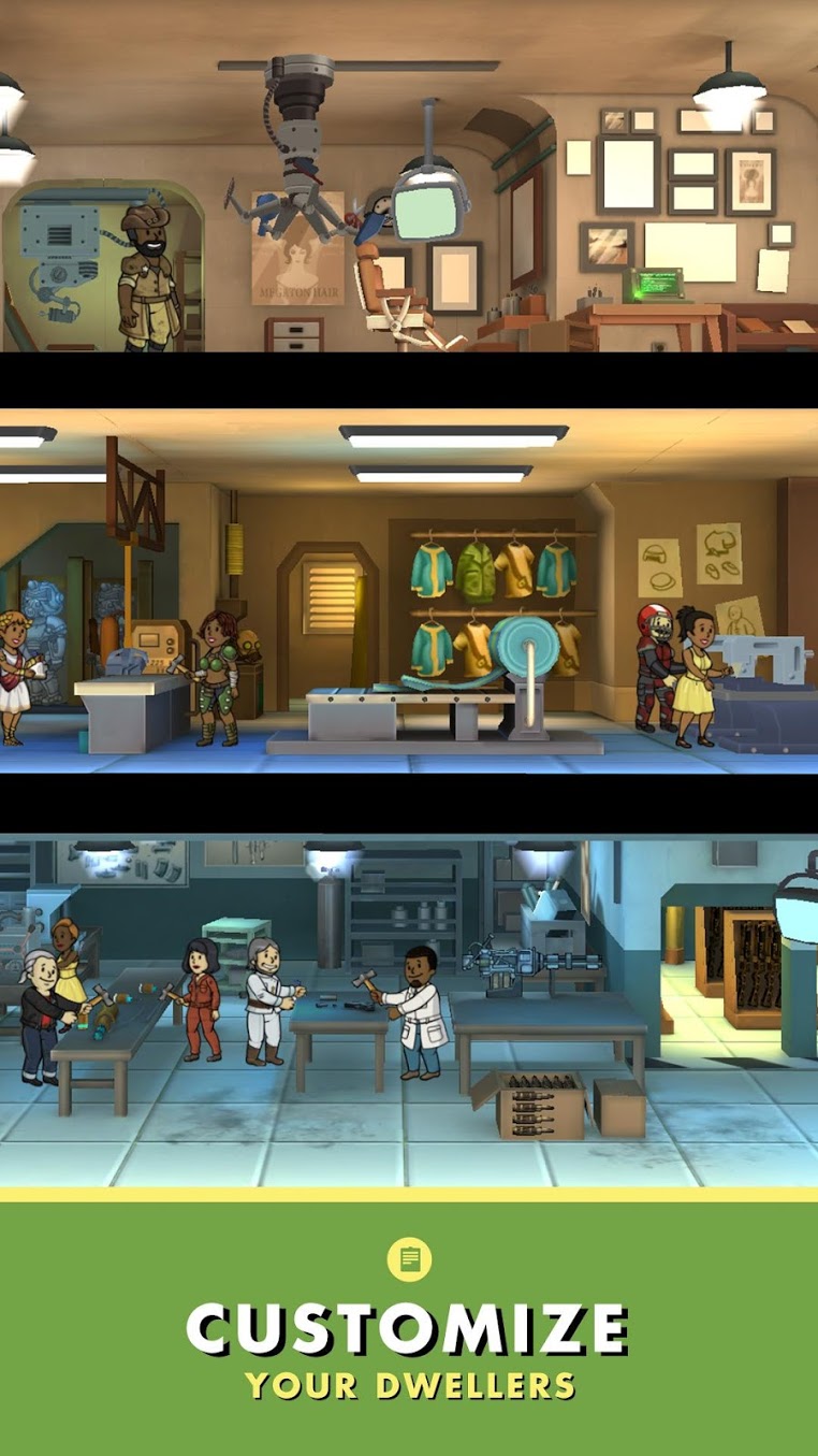 Скачать Fallout Shelter 1.17.0 [мод: меню] на Android | ProDroid.Org