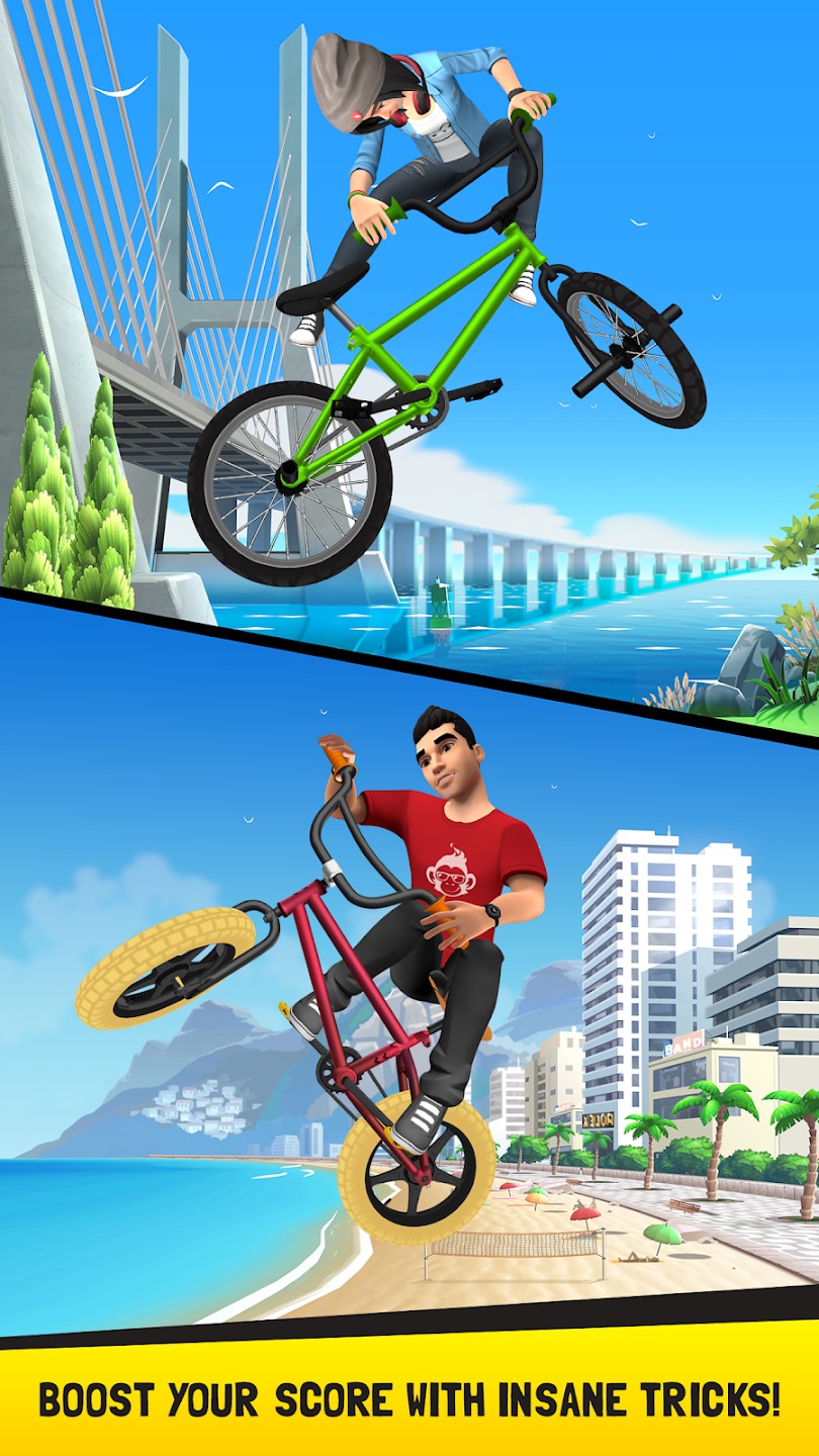 Скачать Flip Rider – BMX Tricks 2.28 [мод: много денег] на Android |  ProDroid.Org