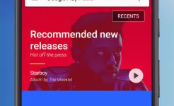 Screenshot Google Play Музыка
