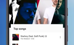 Screenshot Google Play Музыка