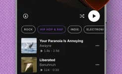 Screenshot SoundCloud