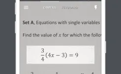 Screenshot Photomath
