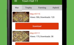 Screenshot Maps of Clash of Clans 2024