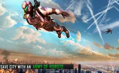 Screenshot Летающий робот Grand City Rescue
