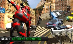 Screenshot Летающий робот Grand City Rescue