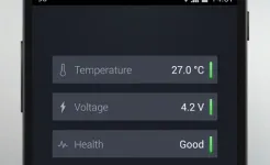 Screenshot Батарея - Battery