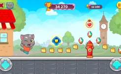 Screenshot Говорящий Том: за конфетами!