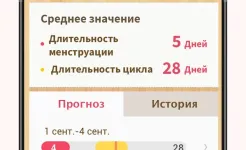 Screenshot Женский Календарь