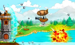 Screenshot Катапульта: Стикмены Пираты