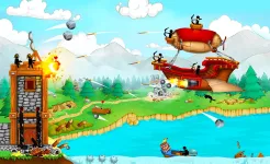 Screenshot Катапульта: Защита Башни Стикмена – Корабли Пиратов