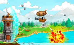 Screenshot Катапульта: Защита Башни Стикмена – Корабли Пиратов