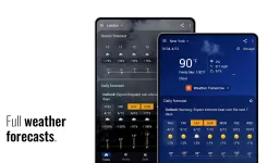 Screenshot Прозрачные часы и погода Pro