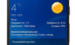 Screenshot Прозрачные часы и погода Pro