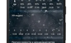 Screenshot Прозрачные часы и погода Pro