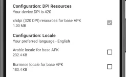 Screenshot Split APKs Installer (SAI)