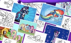 Screenshot My Little Pony: раскраска