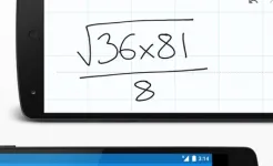 Screenshot MyScript Calculator 2
