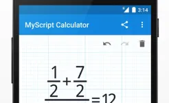 Screenshot MyScript Calculator 2
