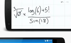 Screenshot MyScript Calculator 2