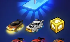 Screenshot Merge Neon Car: Car Merger