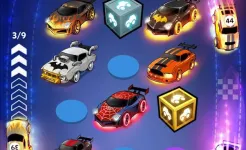 Screenshot Merge Neon Car: Car Merger