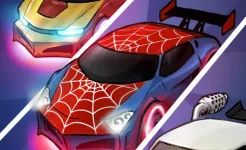 Screenshot Merge Neon Car: Car Merger