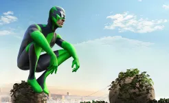 Screenshot Rope Frog Ninja Hero Car Vegas