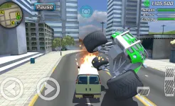 Screenshot Rope Frog Ninja Hero Car Vegas