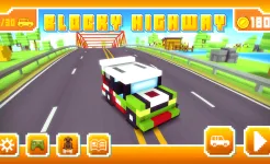 Screenshot Blocky Highway: Traffic Racing