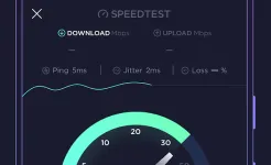 Screenshot Speedtest от Ookla