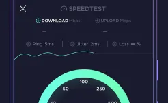 Screenshot Speedtest от Ookla