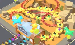 Screenshot Idle Roller Coaster