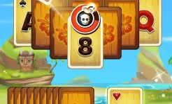 Screenshot Tiki Solitaire TriPeaks