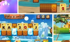 Screenshot Tiki Solitaire TriPeaks
