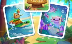 Screenshot Tiki Solitaire TriPeaks