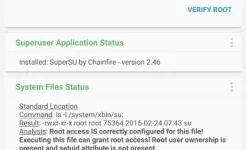 Screenshot Root Checker Pro / Basic