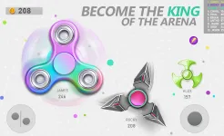 Screenshot Fidget Spinner .io Realtime Multiplayer Battles