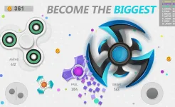 Screenshot Fidget Spinner .io Realtime Multiplayer Battles