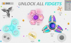 Screenshot Fidget Spinner .io Realtime Multiplayer Battles