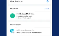 Screenshot Khan Academy