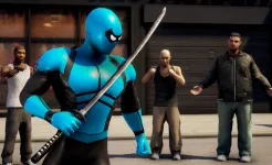 Screenshot Blue Ninja : Superhero Game