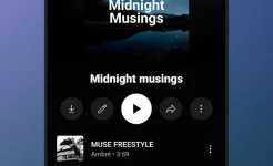 Screenshot YouTube Music