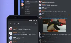 Screenshot Discord - чат и звонки