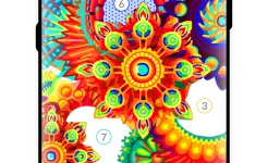 Screenshot Antistress - Раскраска чисел