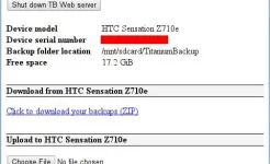 Screenshot Titanium Backup Pro