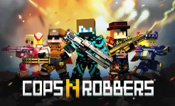Screenshot Cops N Robbers:Pixel Craft Gun